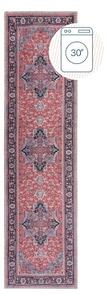 Bordowy chodnik z mieszanki włókien z recyklingu odpowiedni do prania 60x230 cm Windsor – Flair Rugs