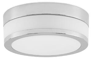 Lampa Sufitowa Lindby, Flavi, ściemnialny, metaliczny, łazienka, szkło, nowoczesny