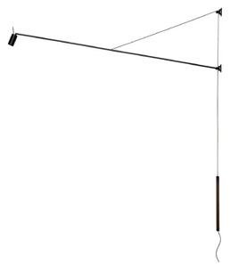 Swan Lampa Ścienna 2700K Matt Black - Nemo Lighting