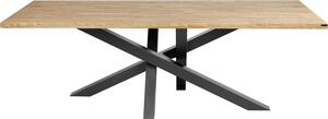 Stół Latte lofotwy nowoczesny drewno metalowy do jadalni salonu