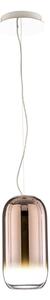Lampa Wisząca Artemide, Gople Mini, ściemnialny, miedziany, salon, szkło, design