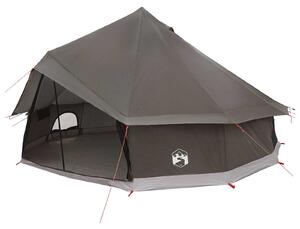 Namiot Tipi Brązowy Szary 500 x 500 x 300 cm Poliester i Stal