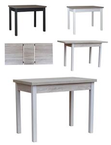 Stół 60x100/135 cm prostokątny rozkładany, blat 1,8 cm, nogi Drewniane „ Kwadratowe ” I ArtDHome