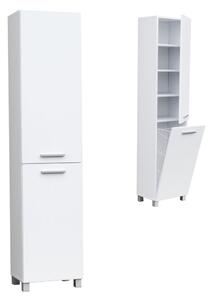 Szafka łazienkowa stojąca 30 cm z koszem, na nóżkach | ArtD Home