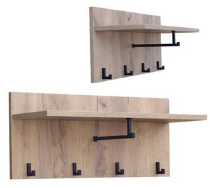 Wieszak ścienny 70 cm na ubrania, do przedpokoju | ArtD Home