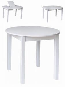 Stół 85/125 cm okrągły rozkładany, blat 1,8 cm, nogi Drewniane „ Kwadratowe ” I ArtDHome