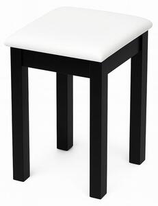 Taboret PROSTY 30 cm –siedzisko na drewnianych nogach | ArtD Home
