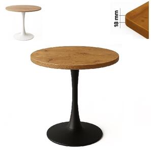 Stolik 60 cm okrągły, restauracja, kawiarnia, bar, blat 1,8 cm, noga Metal I ArtDHome