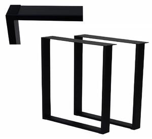 Nogi metalowe „ U ” 60 cm do Ławy, Stołu, Stolika LOFT INDUSTRIAL I ArtDHome
