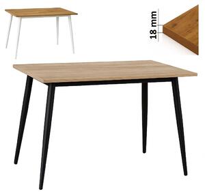 Stół 60x120 cm prostokątny nierozkładany, blat 1,8 cm, nogi Metalowe „ Skośne ” I ArtDHome