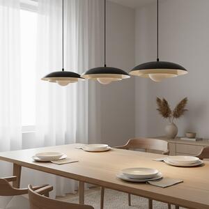 Skin 3 BL Mokka lampa wisząca trzy klosze do industrialnych wnętrz domodes