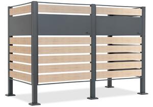 Obudowa na 2 kosze na śmieci 120l lub 240l Breda CoverTech