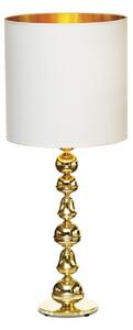 Lampa Stołowa DESIGN BY US, biały, salon, mosiądz