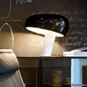 Lampa Stołowa FLOS, Snoopy, ściemnialny, czarny, salon, kamień, design