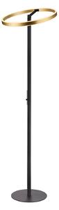 Lampa Podłogowa SLV, One Straight, ściemnialny, złoty | mosiężny, salon, metal, nowoczesny