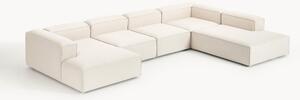 Sofa modułowa XL z mieszanki lnu Lennon