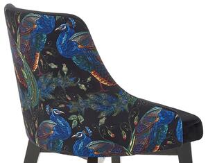 Rustykalne krzesło tapicerowane ENDO - zielony