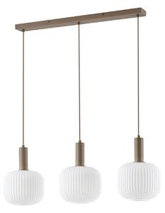 Lampa Wisząca NOLA, Evey, ściemnialny, biały, jadalnia, szkło, skandynawski