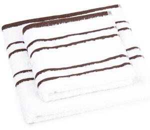Zestaw ręczników „Snow” brązowy, 50 x 100 cm, 70 x 140 cm