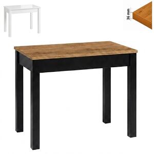 Stół 60x80 cm prostokątny nierozkładany, blat do kantu 3,6 cm, nogi i calgi Drewniane „ Kwadratowe ” I ArtDHome