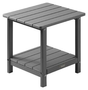 Vevor Stolik Boczny Ogrodowy Z Tworzywa Hdpe 45X38X44 Cm Solidny Szary