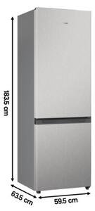 Lodówka INDESIT INK25322S4E No Frost 183.5cm Srebrna