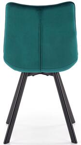 Nowoczesne krzesło do jadalni K332 - turkusowy