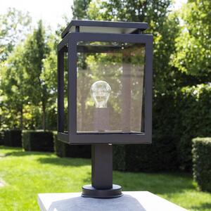 K.S. Verlichting Lampa ogrodowa stojąca De Vecht, czarny, stal szlachetna, nowoczesny