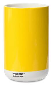 Żółty wazon ceramiczny – Pantone