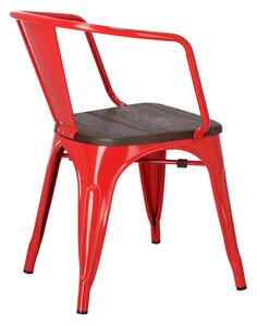 Krzesło Niort Arms Wood czerw. sosna szczotkowana