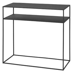 Czarna metalowa konsola 35x85 cm Fera – Blomus