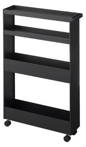 Stalowy regał łazienkowy w kolorze matowej czerni 48x80,5 cm Tower – YAMAZAKI