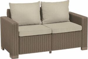 Keter kanapa ogrodowa California 141 x 68 x 72 cm, cappuccino