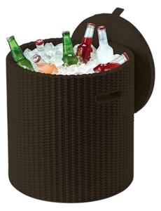Keter stolik do przechowywania Cool Stool 39 l, brązowy