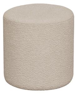 Beżowy puf z materiału bouclé Ejby – House Nordic