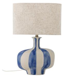 Lampa stołowa ceramiczna z tekstylnym kloszem (wysokość 46 cm) Alida – Bloomingville