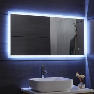 Aquamarin Lustro łazienkowe z oświetleniem LED 35W, 120x60cm