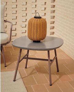 Okrągły stolik ogrodowy z betonowym blatem ø 60 cm Bramant – Kave Home