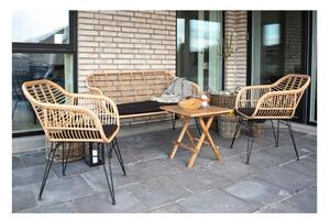 Zestaw 2 foteli ogrodowych ze sztucznego rattanu House Nordic Trieste