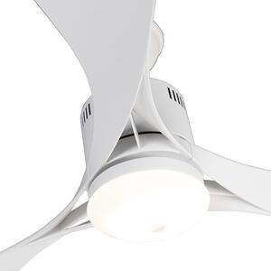 Wentylator sufitowy biały z diodą LED i pilotem - Kolm Oswietlenie wewnetrzne