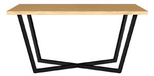 Stół Verso z metalowymi nogami Buk 120x80 cm