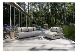 Beżowa sofa rozkładana odpowiednia na zewnątrz Karup Design OUT™ Buckle Up Beige
