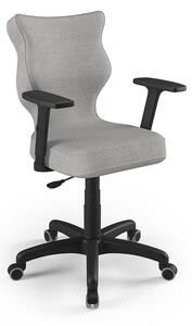 Entelo Ergonomiczne krzesło biurowe Uni Deco 18, szary melanż