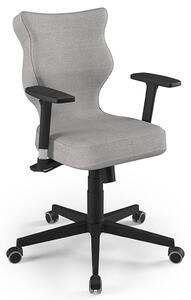 Entelo Ergonomiczne krzesło biurowe Nero Deco 18, jasnoszary