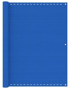 Parawan balkonowy, niebieski, 120x500 cm, HDPE