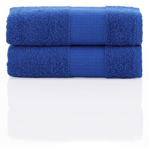 Ręcznik bawełniany Elite niebieski, 50 x 100 cm, zestaw 2 sztuk, 50 x 100 cm