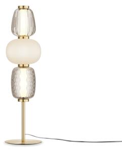 Nowoczesna prosta złota lampa stołowa Maytoni MOD267TL-L28G3K Pattern LED 28W 3000K 67,5cm