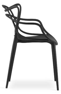 MebleMWM Nowoczesne krzesło C-02 czarne