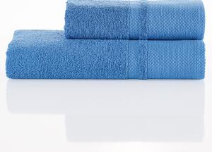 Deluxe zestaw ręczników niebieski, 70 x 140 cm, 50 x 100 cm