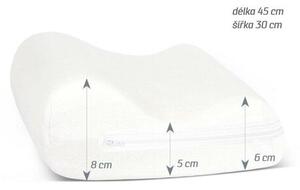 Bellatex poszewka na poduszkę anatomiczną jersey biała, 45 x 30 cm
